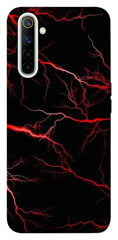 Чехол на Realme 6 Красная молния фото 1 из 1