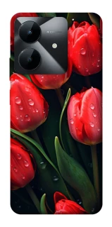 Чохол на Realme Note 60x Червоні тюльпани фото 1 Чохол на Realme Note 60x Червоні тюльпани фото 1 з 1