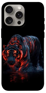 Чехол на Apple iPhone 15 Pro Max (6.7") fire tiger фото 1 из 1