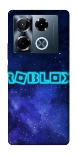 Чохол на Infinix Note 40 Pro 4G Roblox Space Logo Blue фото 1 з 1