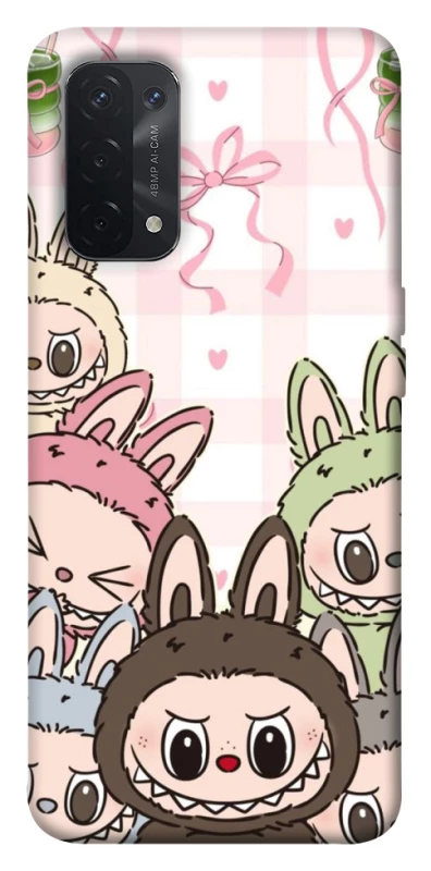 Чохол на Oppo A54 5G / A74 5G All Labubu 2 фото 1 з 1