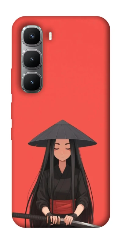 Чохол на Infinix Hot 60 Pro Red samurai фото 1 з 1