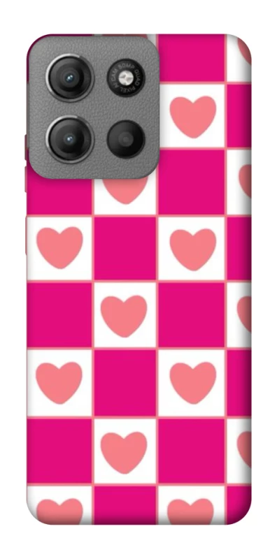 Чехол на Motorola Moto G15 Power Chess heart фото 1 из 1