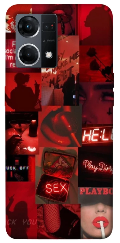 Чехол на Oppo Reno 7 4G Love collage ver.3 фото 1 из 1