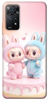 Чехол на Xiaomi Redmi Note 12 Pro 4G Labubu Twins фото 1 из 1
