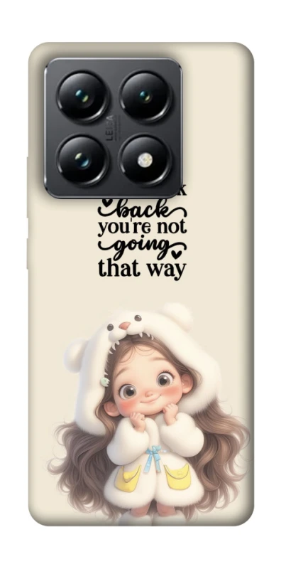 Чохол на Xiaomi 14T Pro Don't look back фото 1 з 1