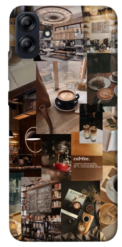 Чохол на Samsung Galaxy A04e Coffee collage ver.2 фото 1 з 1