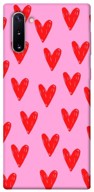 Чохол на Samsung Galaxy Note 10 Red hearts 2 фото 1 з 1