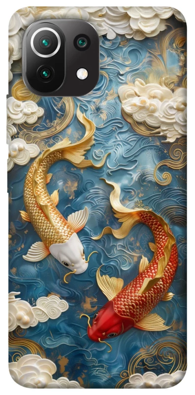 Чехол на Xiaomi Mi 11 Lite Koi carp фото 1 из 1