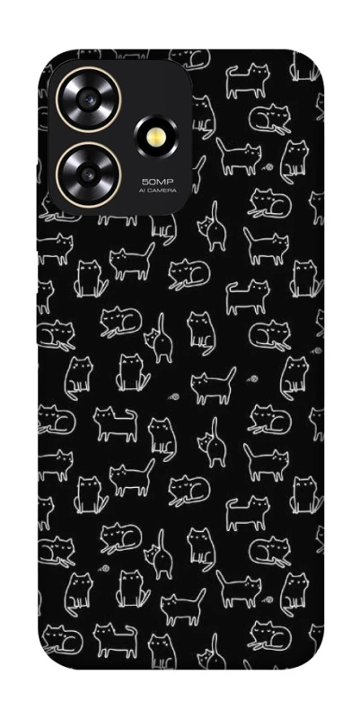 Чохол на ZTE Blade A73 4G Black Cats фото 1 з 1