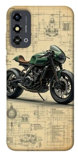 Чехол на ZTE Blade A53 Bike model фото 1 из 1