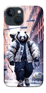 Чехол на Apple iPhone 13 mini (5.4") Панда курьер фото 1 из 1