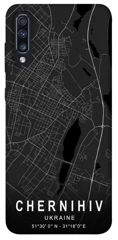Чохол на Samsung Galaxy A70 (A705F) Chernihiv map фото 1 з 1