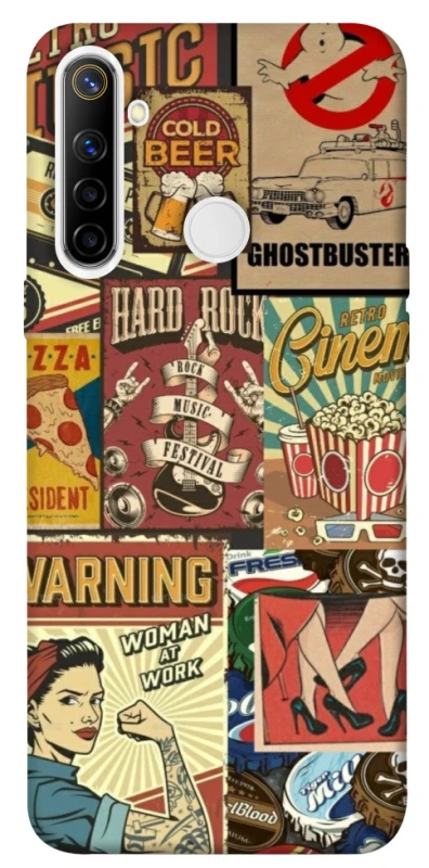 Чохол на Realme 6i Retro collage ver.2 фото 1 з 1