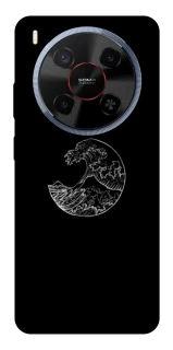 Чохол на ZTE Blade V70 Max Black tsunami фото 1 Чохол на ZTE Blade V70 Max Black tsunami фото 1 з 1