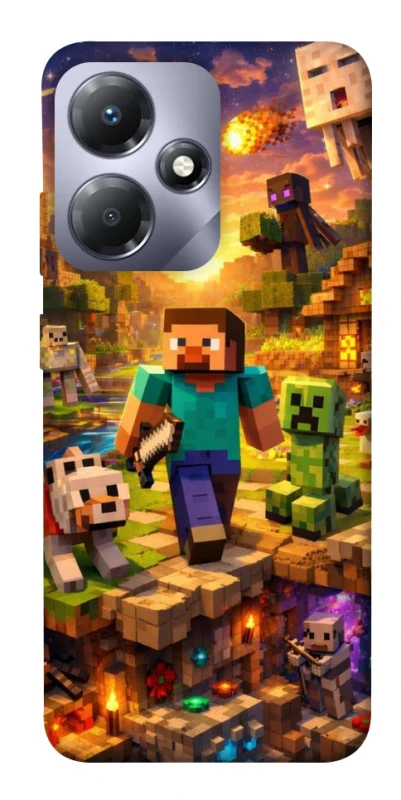 Чохол на Infinix Hot 30 Play Minecraft v6 фото 1 з 1