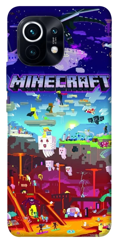 Чехол на Xiaomi Mi 11 Minecraft world фото 1 из 1