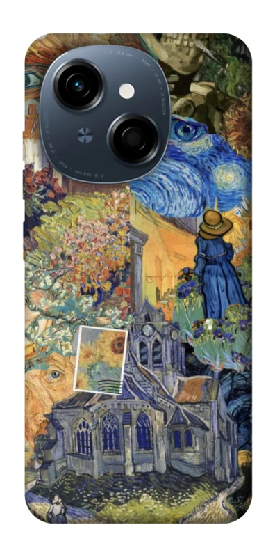 Чехол на TECNO Spark Go 1 Van Gogh collage фото 1 из 1