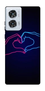 Чохол на Motorola Edge 50 Fusion Neon love фото 1 з 1