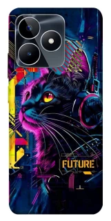 Чохол на Realme C53 Cyber Cat v2 фото 1 з 1
