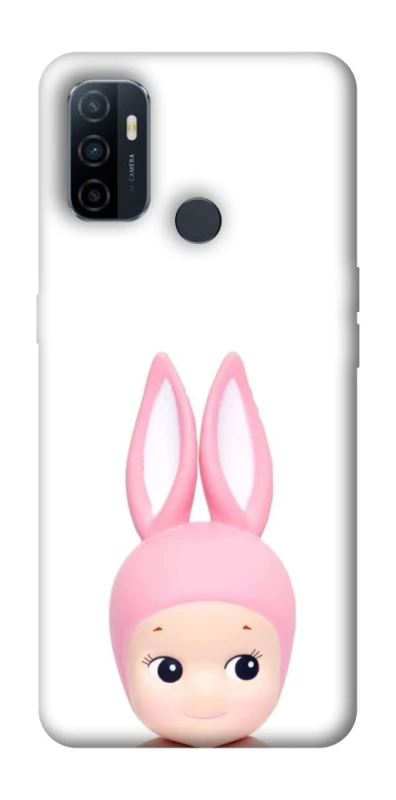Чохол на Oppo A53 / A32 / A33 Minimal Bunny Peek фото 1 з 1