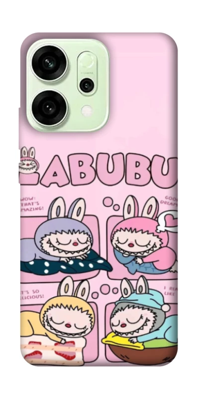 Чохол на Oppo Reno 14 Labubu Dreams Collage фото 1 з 1