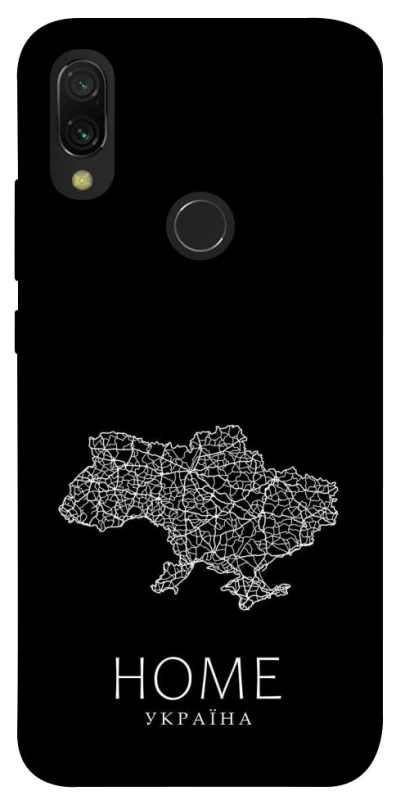 Чохол на Xiaomi Redmi 7 Ukraine black map фото 1 з 1