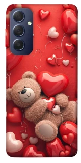 Чехол на Samsung Galaxy M54 5G bear in hearts фото 1 из 1