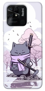 Чохол на Xiaomi Redmi 10C Samurai cat фото 1 з 1
