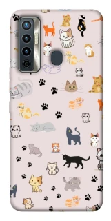 Чохол на TECNO Camon 17 Cat style ver.1 фото 1 з 1