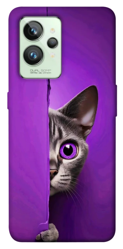 Чохол на Realme GT2 Кіт-підглядач фото 1 з 1