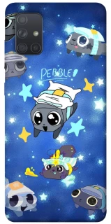 Чохол на Samsung Galaxy A71 Pebble kitten stars фото 1 з 1