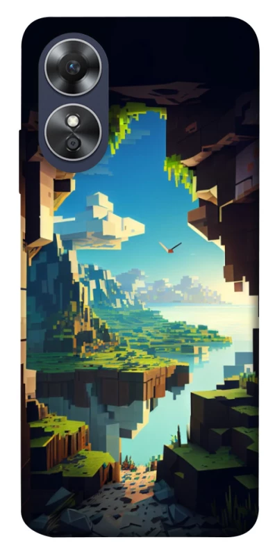 Чохол на Oppo A17 Minecraft sunrise фото 1 з 1
