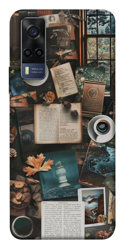 Чехол на Vivo Y53s Autumn collage фото 1 Чехол на Vivo Y53s Autumn collage фото 1 из 1