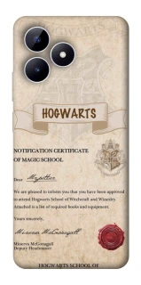 Чехол на Realme Note 50 5G The Hogwarts acceptance letter фото 1 из 1