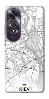 Чохол на Oppo A60 Kiev white map фото 1 з 1