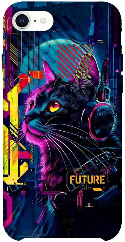 Чохол на Apple iPhone SE (2020) Cyber Cat v2 фото 1 з 1