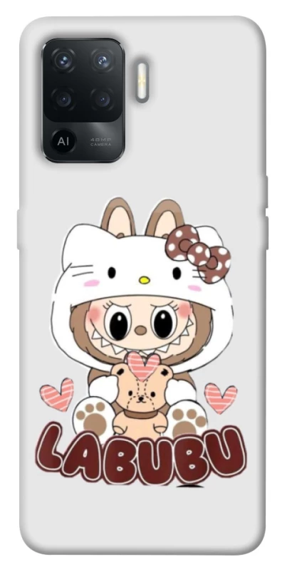 Чохол на Oppo Reno 5 Lite Hello Kitty Labubu фото 1 з 1