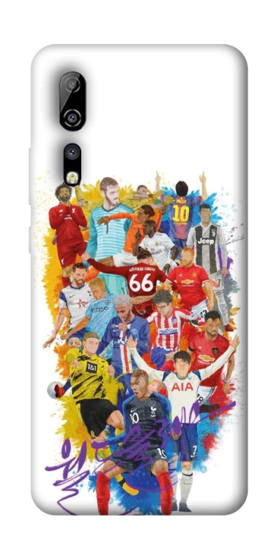 Чохол на ZTE Axon 10 Pro Football Abstract v2 фото 1 з 1