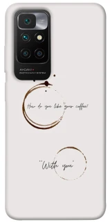Чехол на Xiaomi Redmi 10 Coffee with you фото 1 из 1