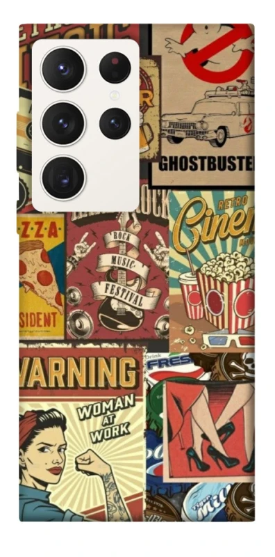 Чохол на Samsung Galaxy S23 Ultra Retro collage ver.2 фото 1 з 1