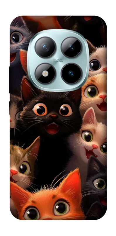 Чохол на Xiaomi Redmi Note 15 Pro+ 5G happy cats фото 1 з 1