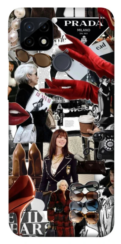 Чохол на Realme C21 Fashion collage ver.13 фото 1 з 1