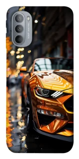 Чохол на Motorola Moto G31 Golden sports car фото 1 з 1