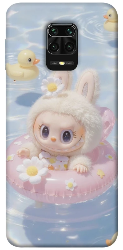 Чохол на Xiaomi Redmi Note 9s / Note 9 Pro / Note 9 Pro Max Labubu swimming фото 1 з 1