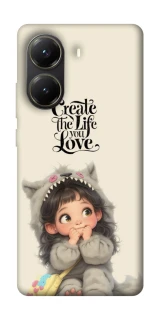 Чохол на Xiaomi Poco X6 Pro Create the life you love фото 1 з 1