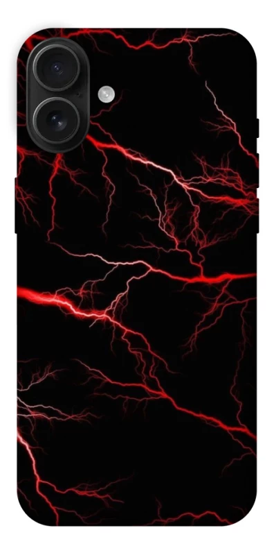 Чехол на Apple iPhone 16 Plus Красная молния фото 1 из 1