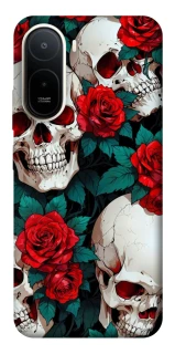 Чехол на Xiaomi Redmi A7 Pro 4G skull and rose фото 1 из 2