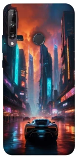 Чехол на Huawei P40 Lite E Cyber city фото 1 из 1