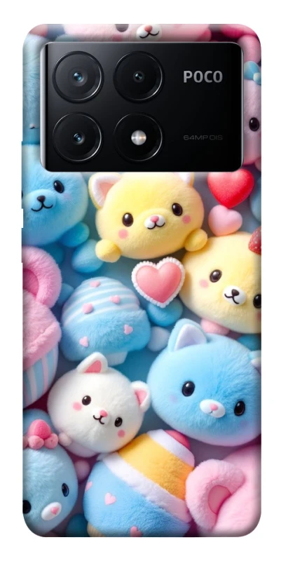 Чохол на Xiaomi Poco X6 Soft toys фото 1 з 1